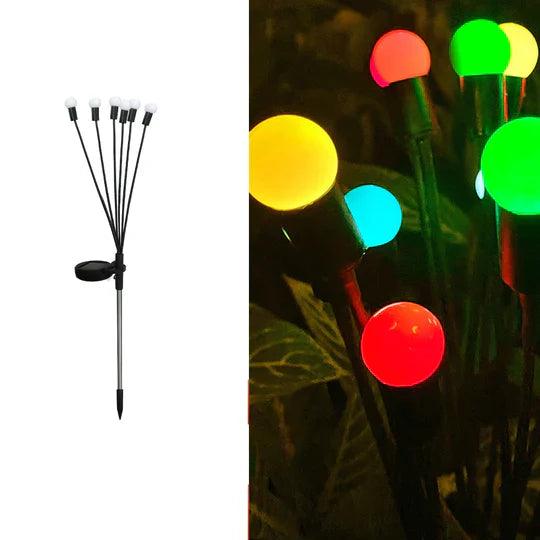 Tuinlampen met vuurvliegjes