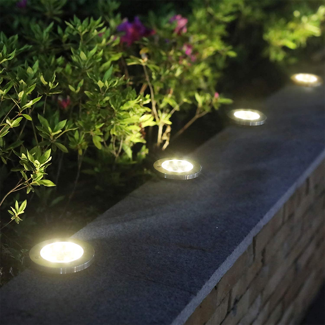 Lampe solaire décorative pour allées extérieures (x4)