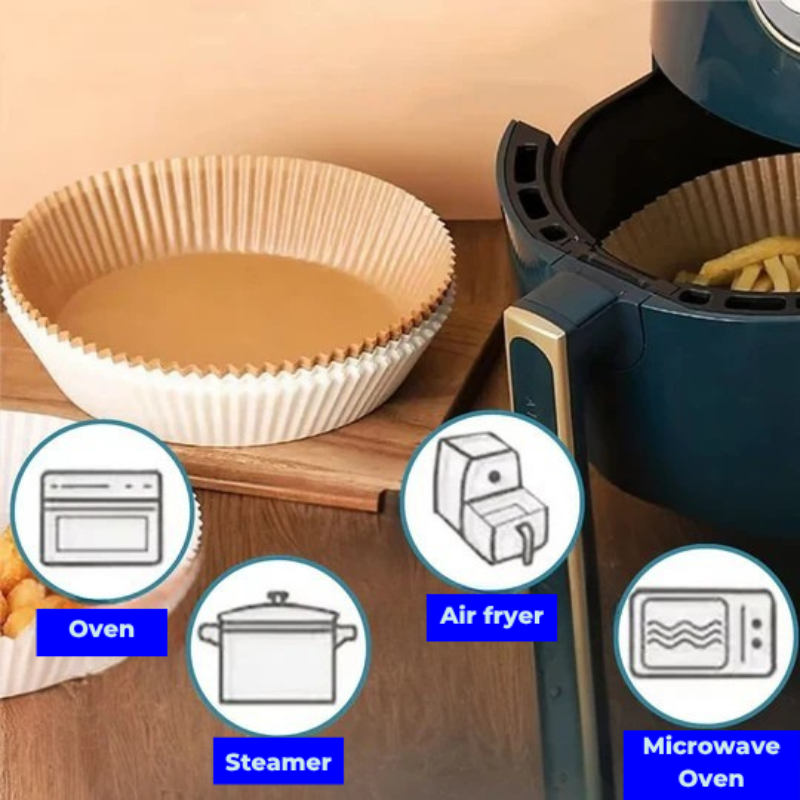 Praktyczne papiery do pieczenia do frytkownicy powietrznej – Czystość i oszczędność czasu 