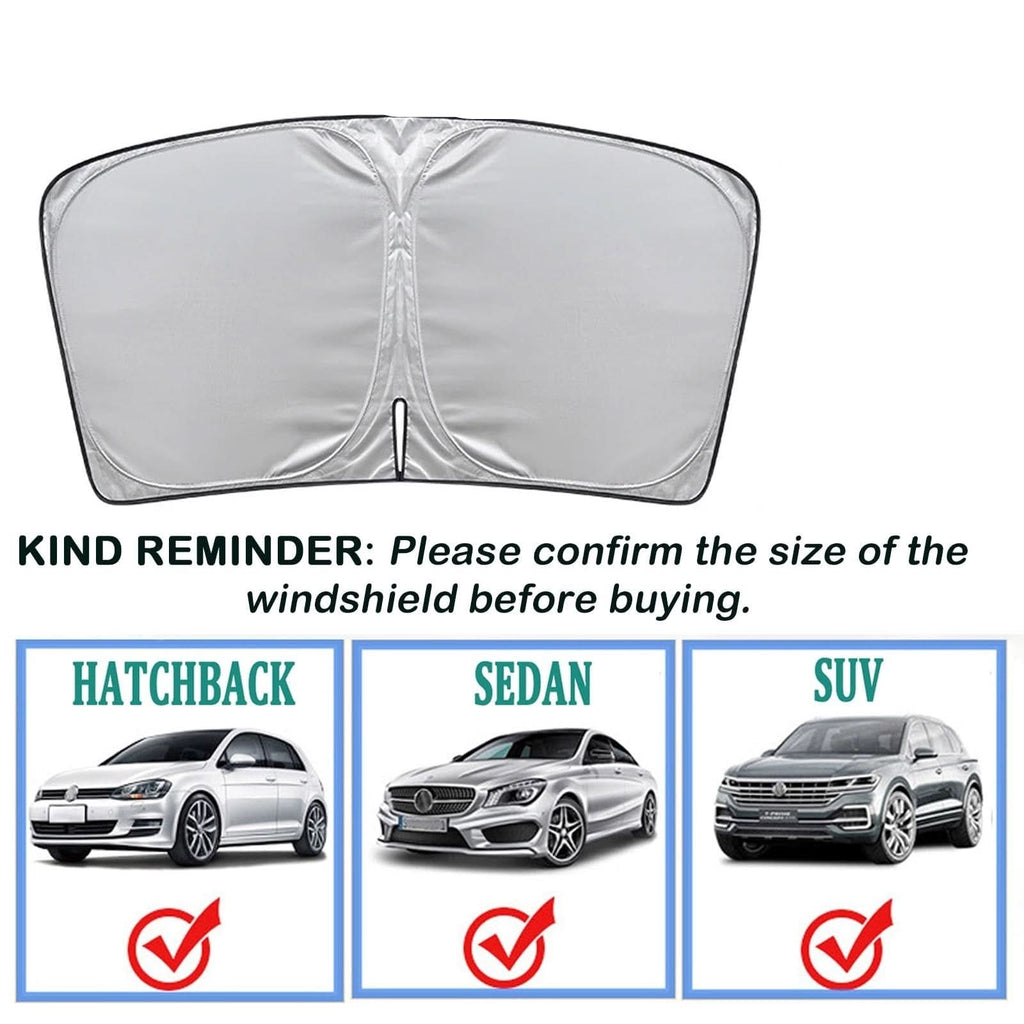 Custom and effective car sunshade heat protection 