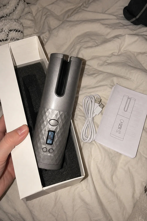 Fer à Boucler Sans Fil Portable — photo d'un client 5